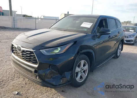 2021 Toyota Highlander L из США, поврежденный, VIN 5TDCZRAH5MS082175